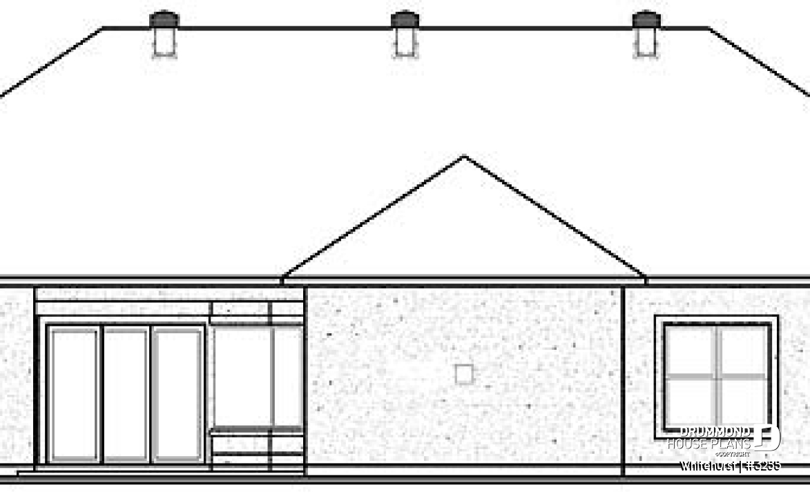 rear elevation - Whitehurst