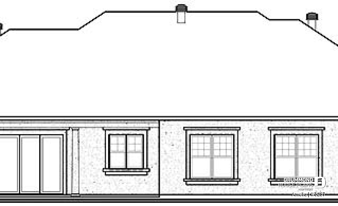rear elevation - Amelia