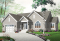 front - BASE MODEL - Open concept CapeCod style with 2 bedrooms and a garage - Kipling 2