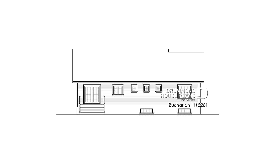 rear elevation - Buchanan