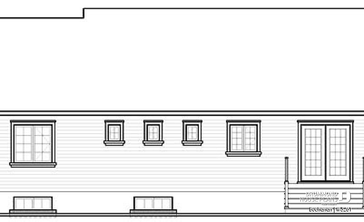 rear elevation - Buchanan