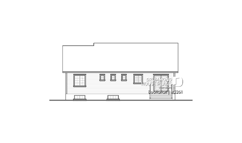 rear elevation - Buchanan