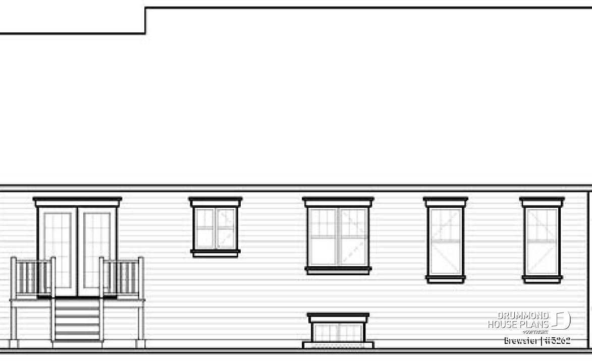 rear elevation - Brewster