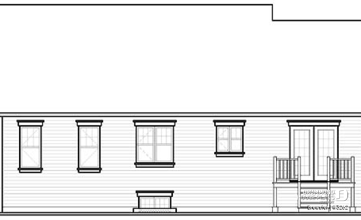 rear elevation - Brewster