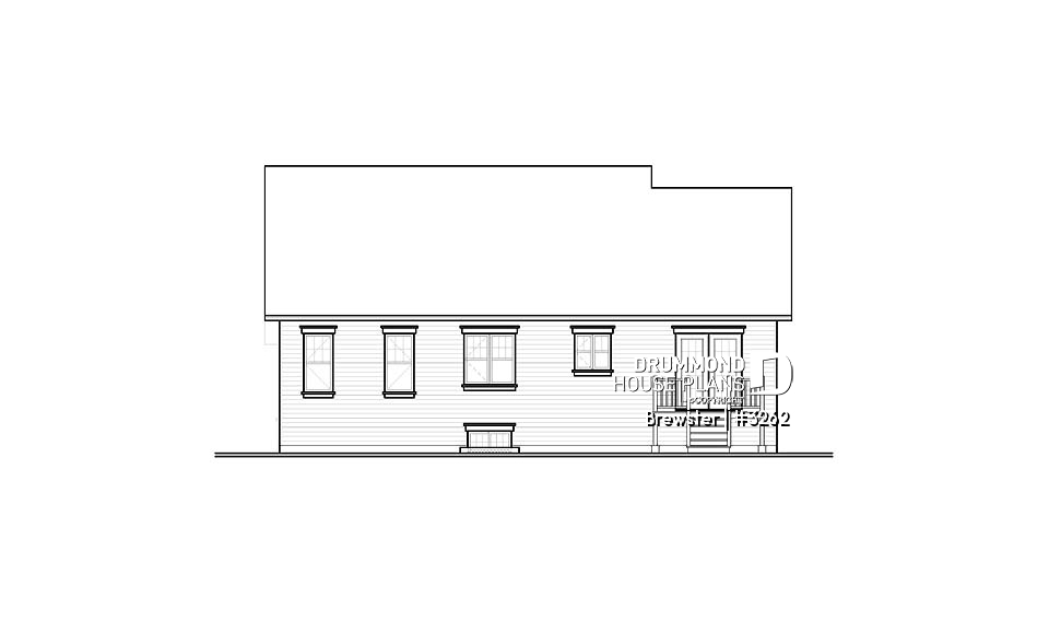 rear elevation - Brewster