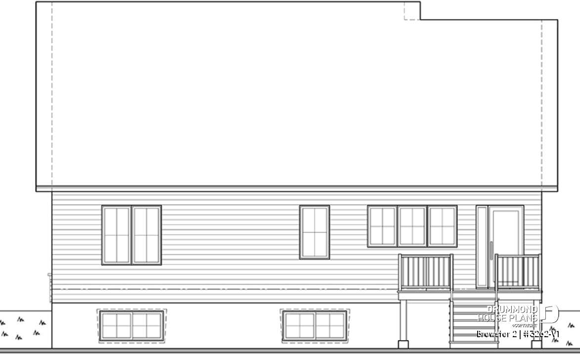 rear elevation - Brewster 2