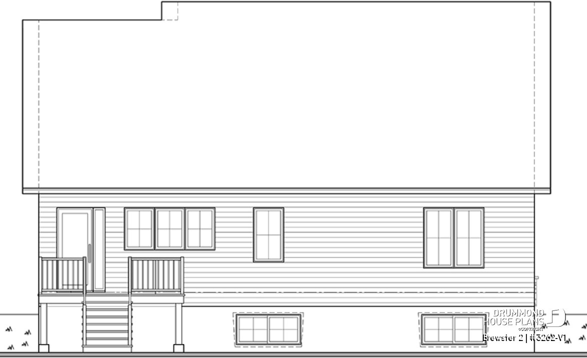 rear elevation - Brewster 2
