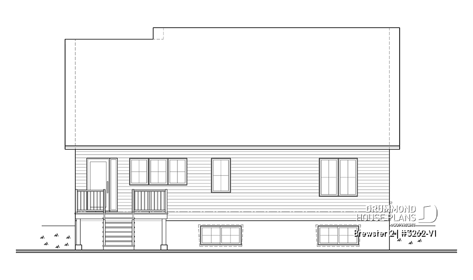 rear elevation - Brewster 2