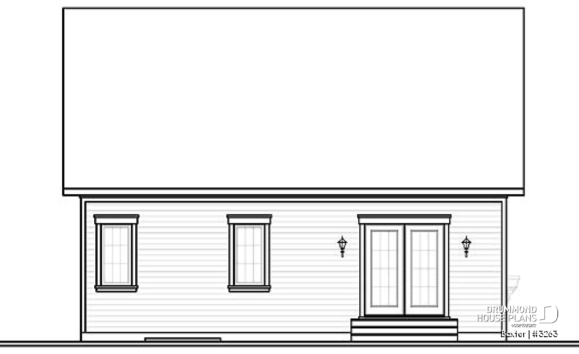 rear elevation - Baxter
