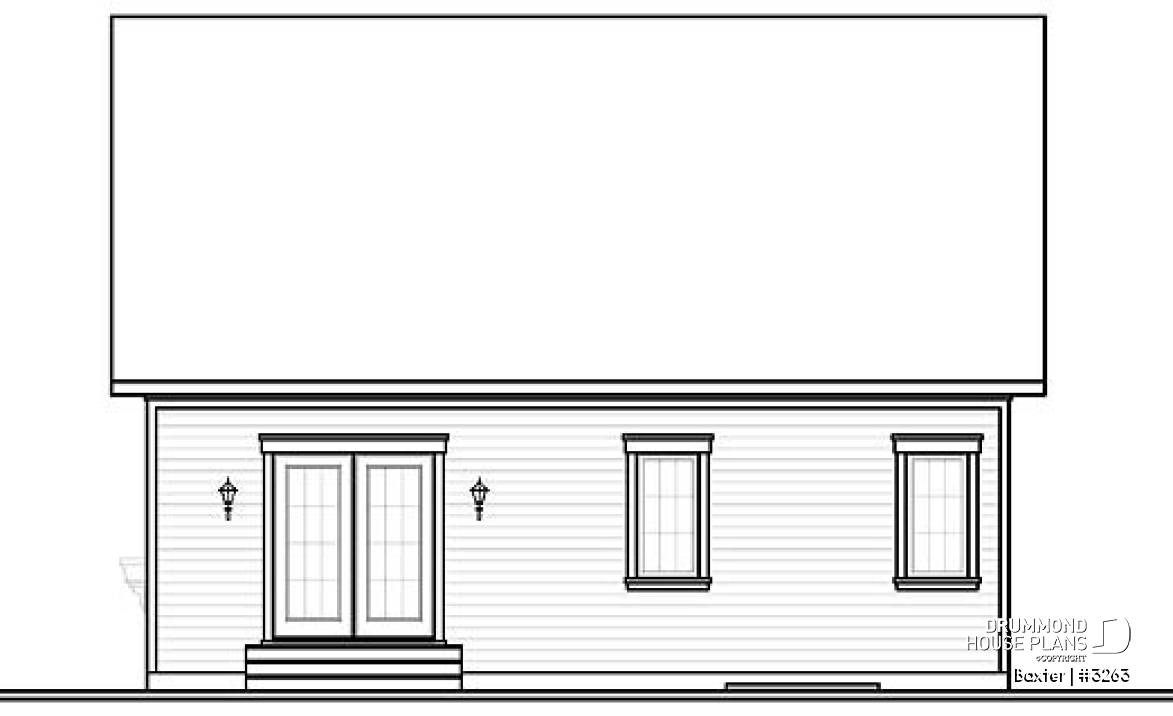 rear elevation - Baxter