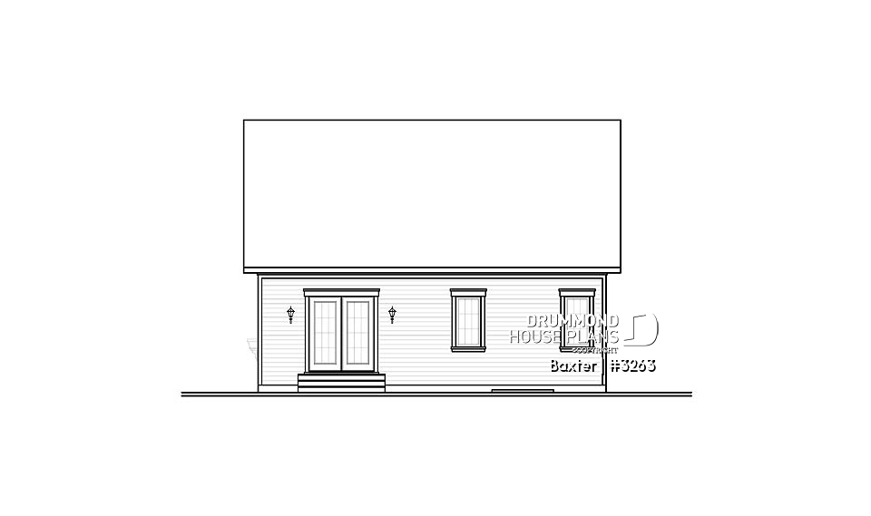 rear elevation - Baxter