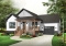 Color version 2 - Front - 2 bedroom with large front porch, Craftsman home design, foyer and garage access to basement - Crocus