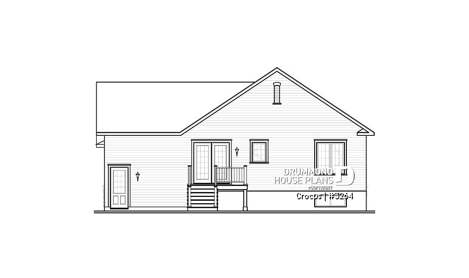 rear elevation - Crocus