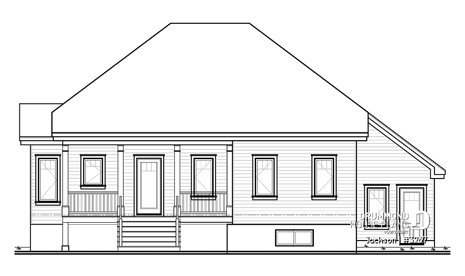 rear elevation - Jackson
