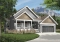 Color version 3 - Front - Craftsman 1 to 4 bedroom bungalow house plan with game room and 2 living rooms, master bed on main floor - Jackson 2