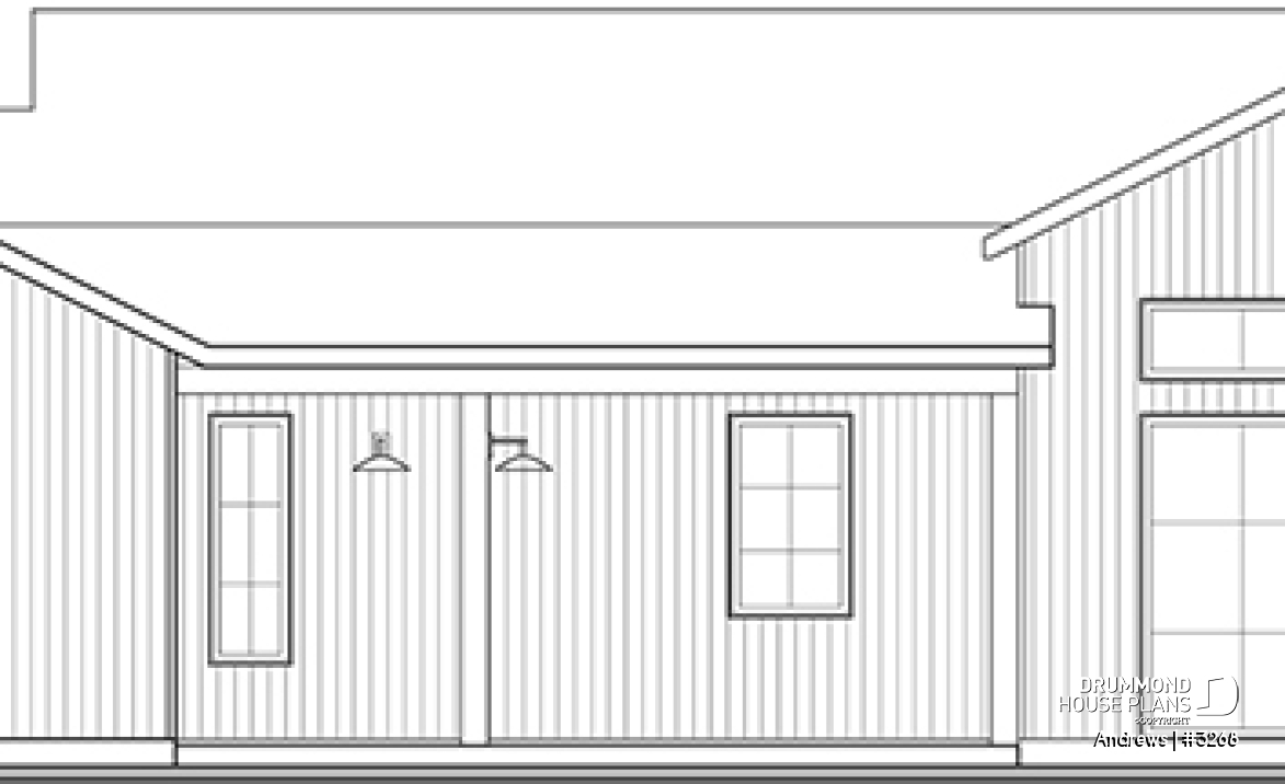 rear elevation - Andrews