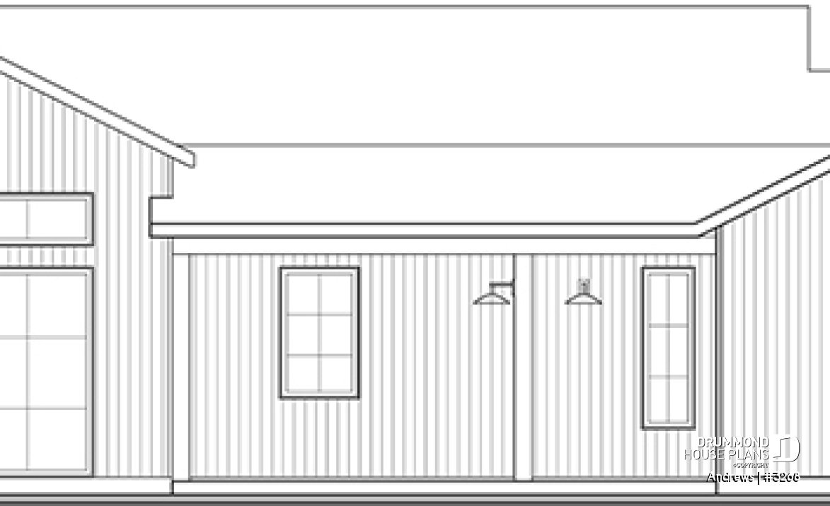 rear elevation - Andrews