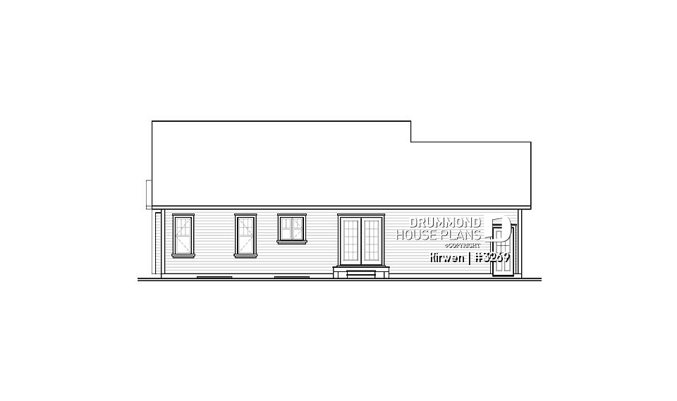 rear elevation - Kirwen