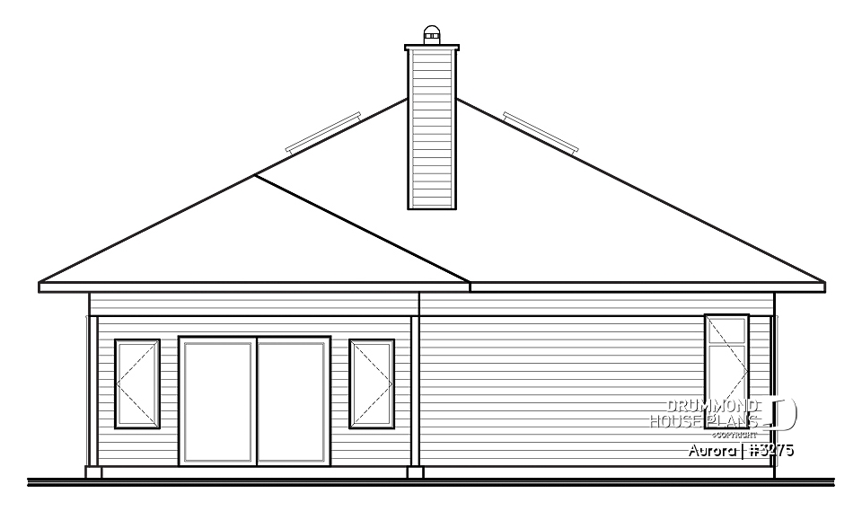 rear elevation - Aurora