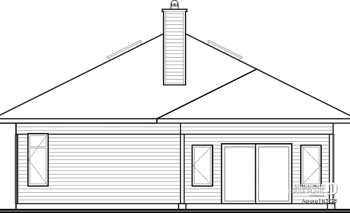 rear elevation - Aurora