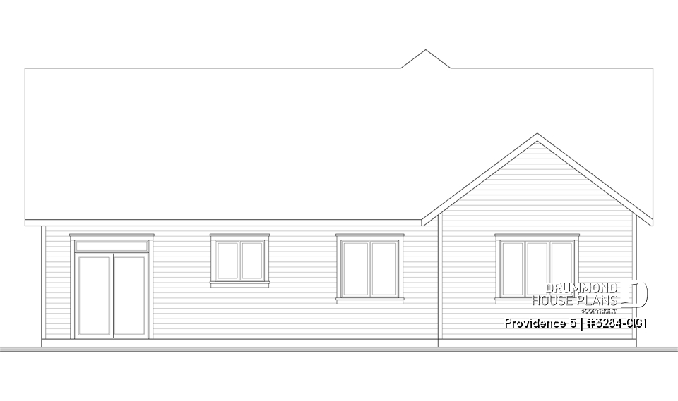 rear elevation - Providence 5