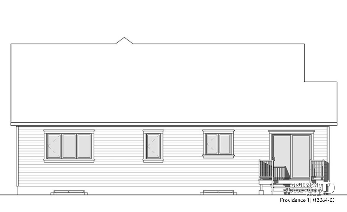 rear elevation - Providence 1