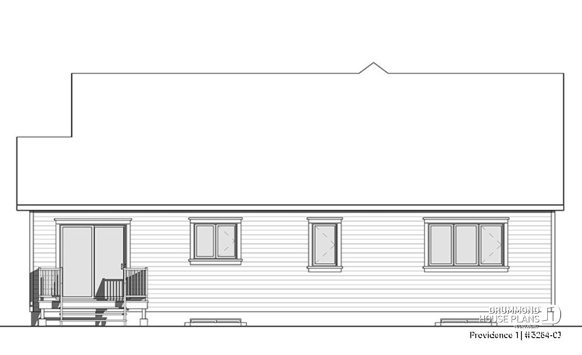 rear elevation - Providence 1