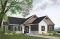 front - BASE MODEL - Three bedroom home plan with open floor plan, fireplace, master suite, laundry room, side entry 2-car garage - Providence 2