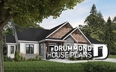 front - BASE MODEL - 3 bedroom home plan, 9' ceiling, large master suite, open layout, pantry, fireplace, laundry room - Providence 3