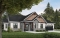 front - BASE MODEL - Rustic Craftsman Style Bungalow House Plan with Double Garage, 3 Bedrooms, and Warm Country Charm - Providence 3
