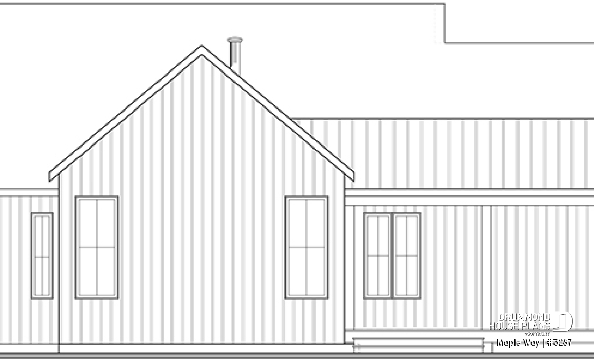 rear elevation - Maple Way