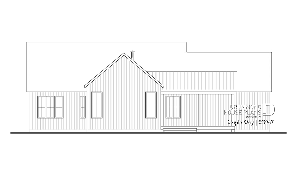 rear elevation - Maple Way