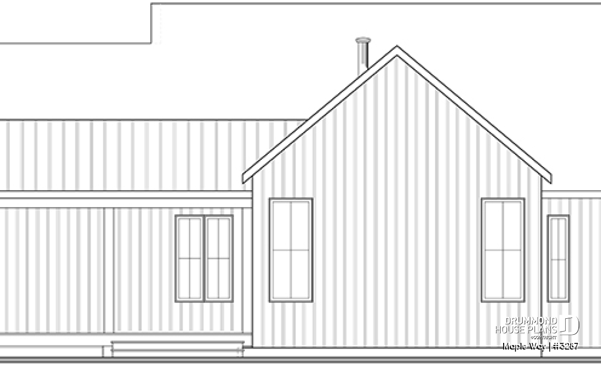 rear elevation - Maple Way