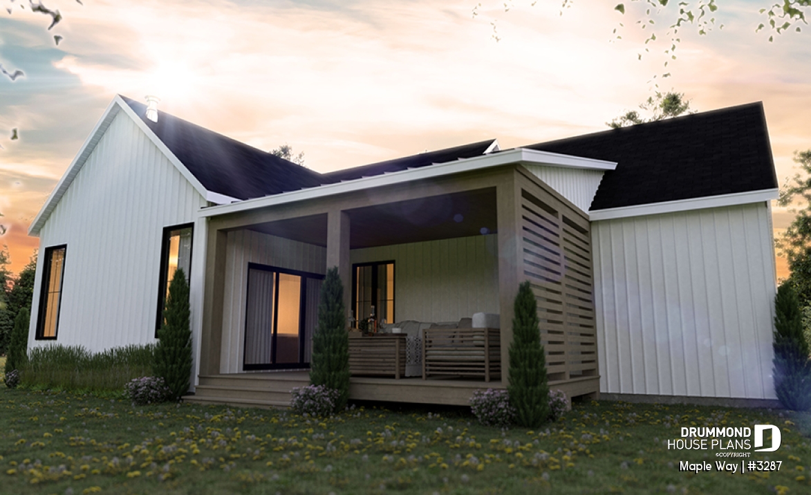 Rear view - BASE MODEL - Maple Way