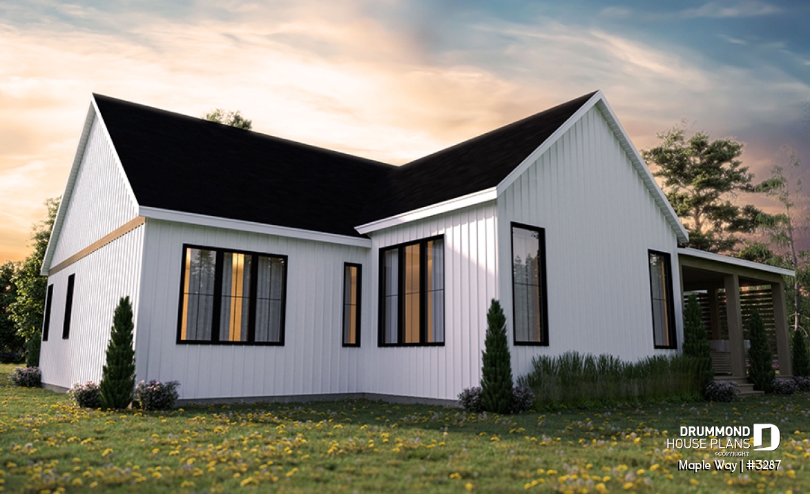 Rear view - BASE MODEL - Maple Way