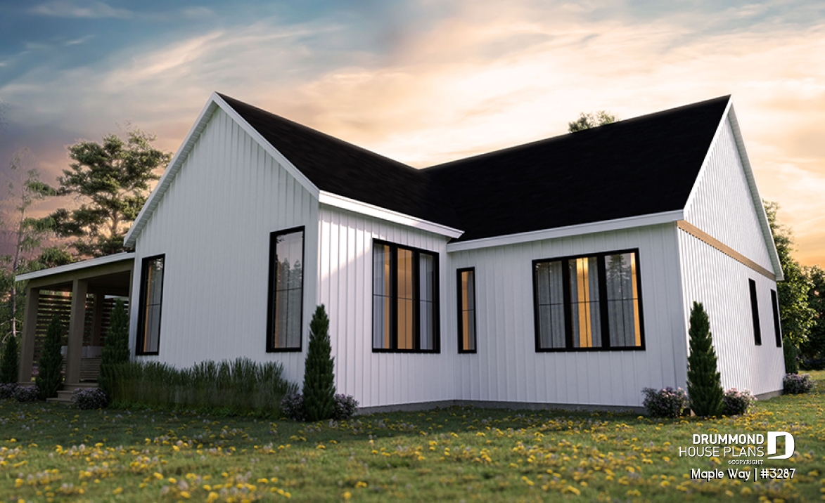 Rear view - BASE MODEL - Maple Way