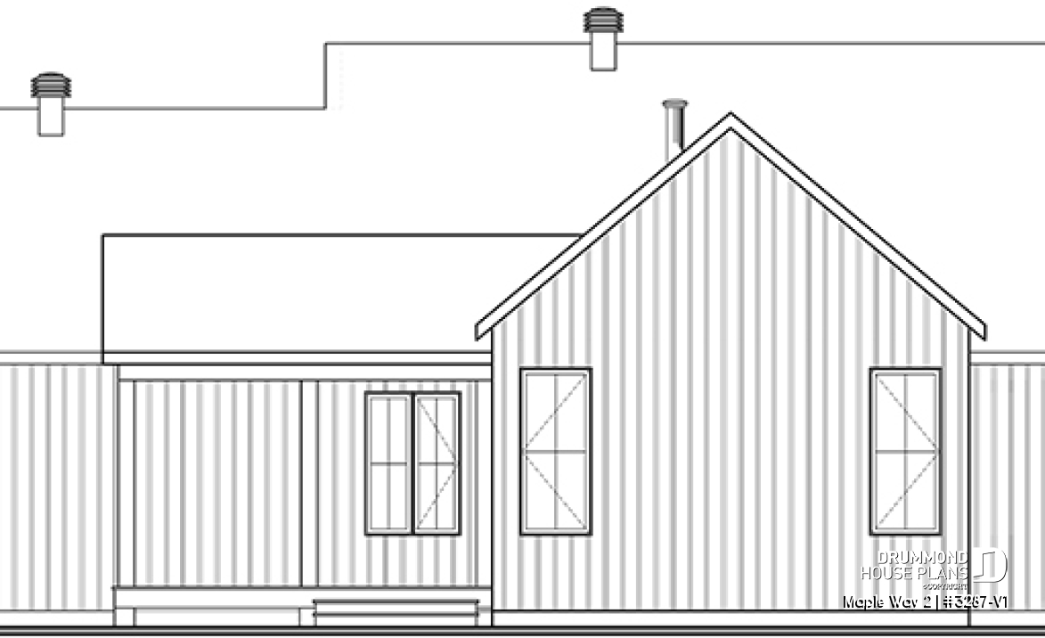 rear elevation - Maple Way 2