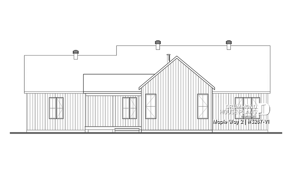 rear elevation - Maple Way 2