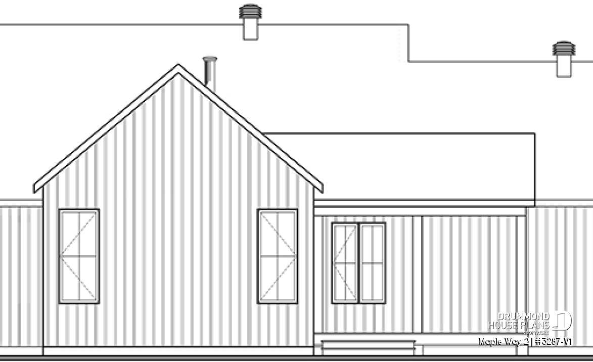 rear elevation - Maple Way 2