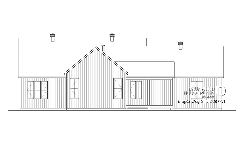 rear elevation - Maple Way 2