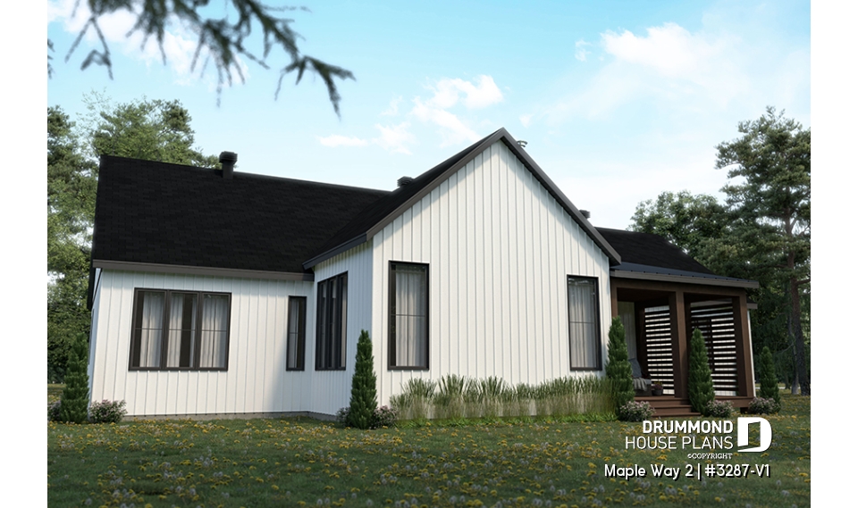 Rear view - BASE MODEL - Maple Way 2