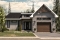 front - BASE MODEL - Mountain style small 2 bedrooms house plan with garage, mudroom, pantry, 9' ceiling - Urban Valley 3