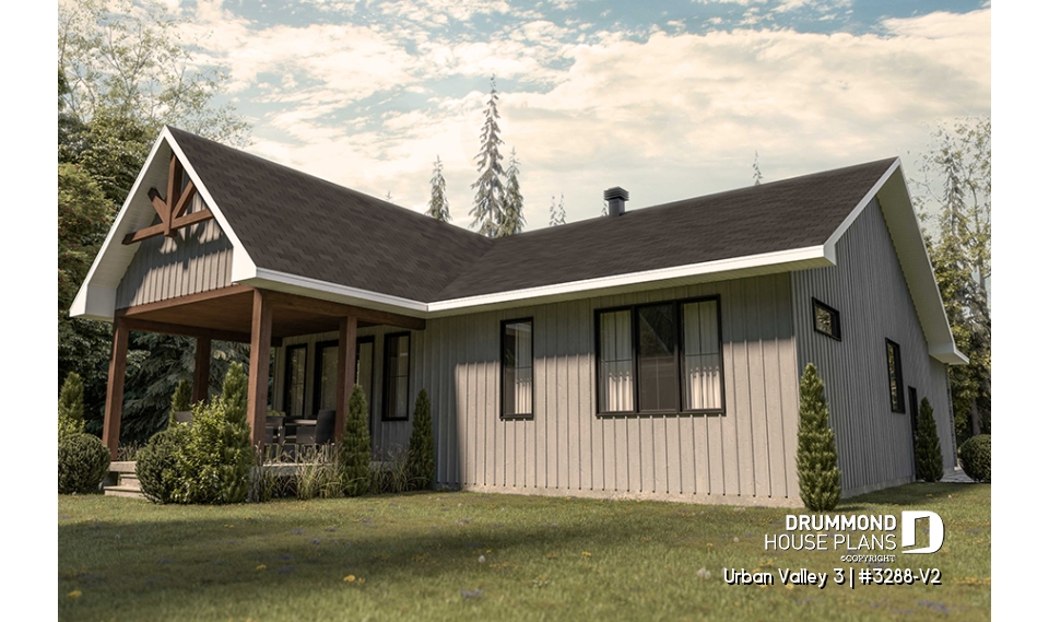 Rear view - BASE MODEL - Urban Valley 3