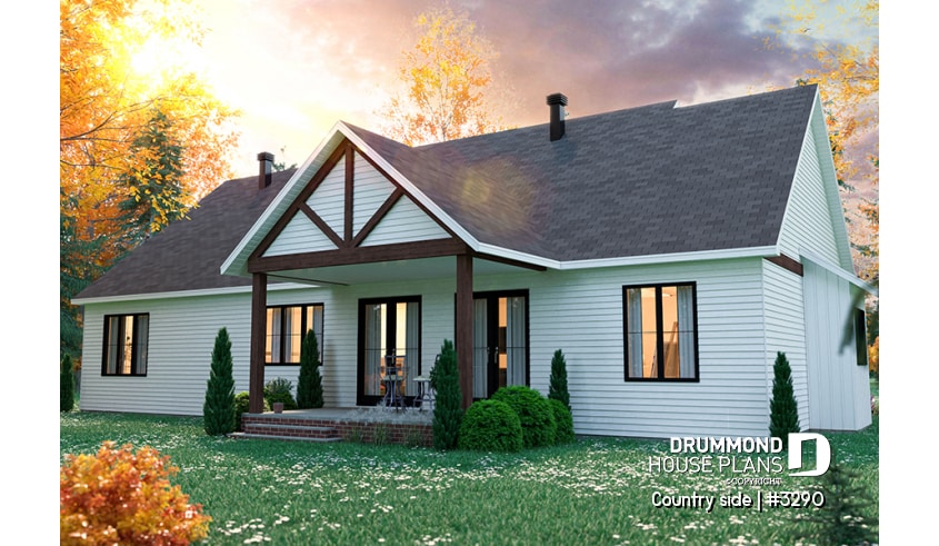 Rear view - BASE MODEL - Country Side