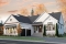 front - BASE MODEL - Farmhouse one-storey home, larger master suite, 2-car garage, open concept, back kitchen, mudroom - Country Side 2