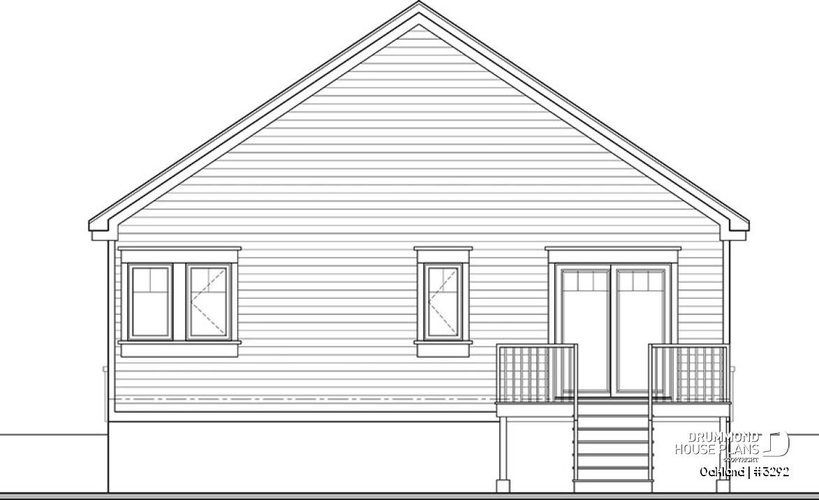 rear elevation - Oakland
