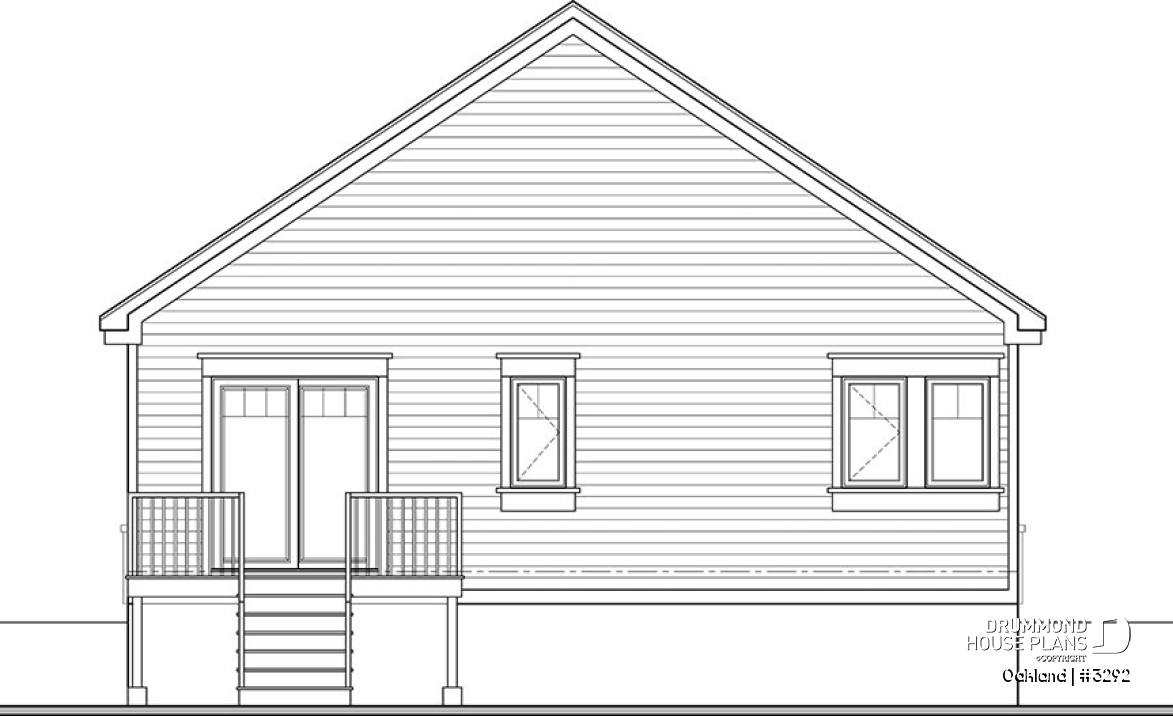 rear elevation - Oakland