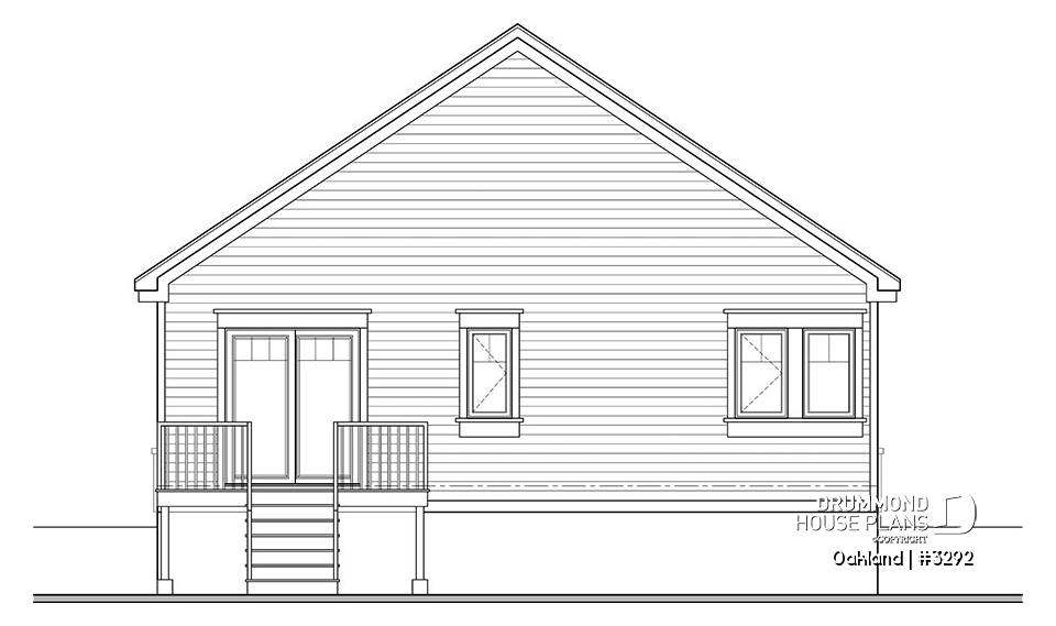 rear elevation - Oakland