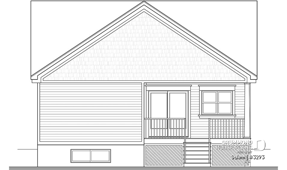 rear elevation - Salem