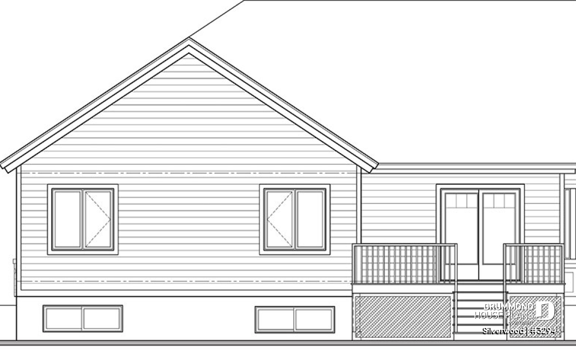 rear elevation - Silverwood